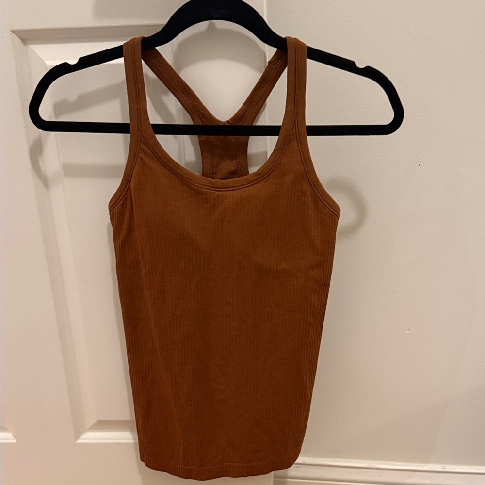 lululemon athletica Brown Tank Top